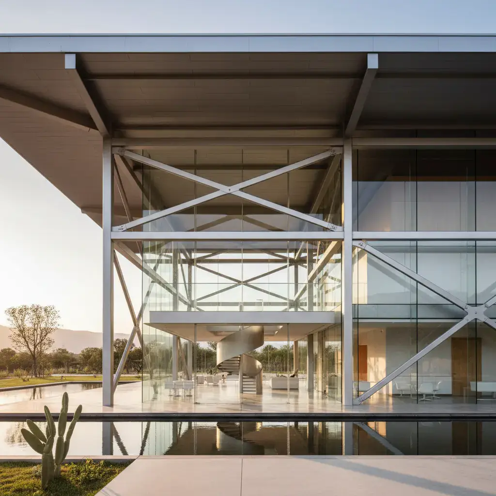 Modern steel structure