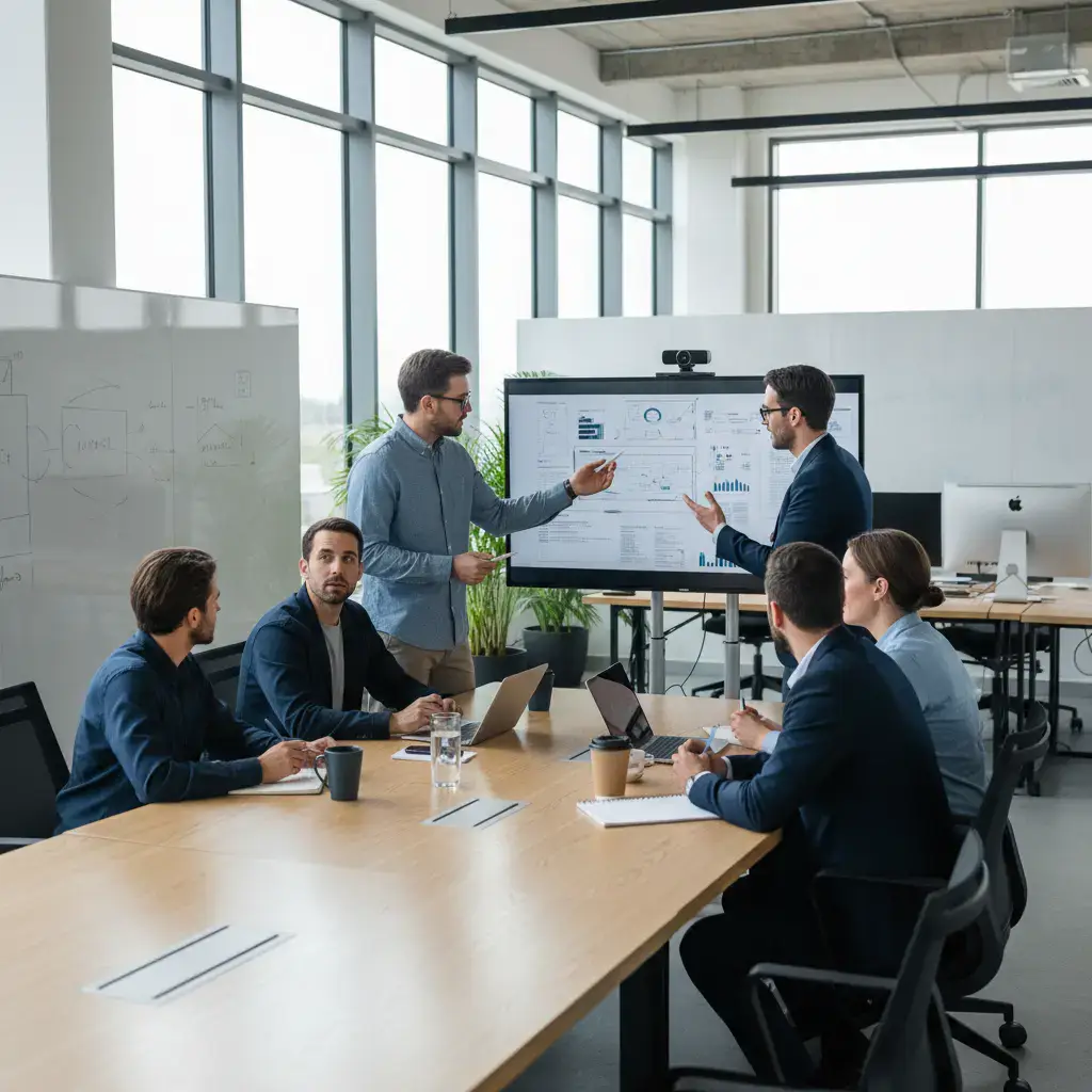 Office team meeting